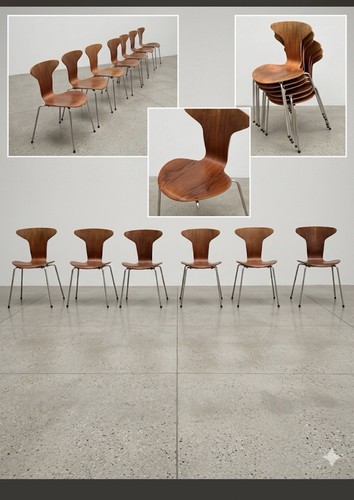Arne jacobsen teak stühle - arne,
