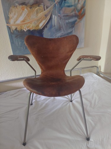 Stuhl leder original arne - stuhl,